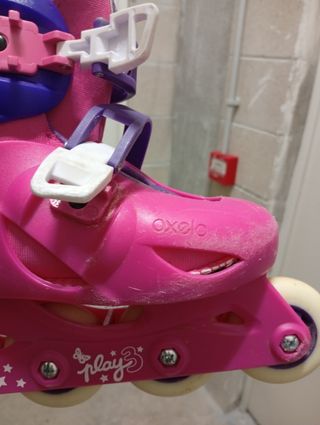 Patines Oxelo niña rosa y morado