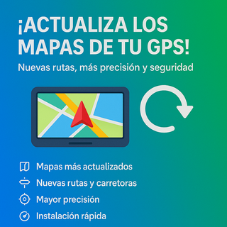 Actualiza los mapas de tu GPS