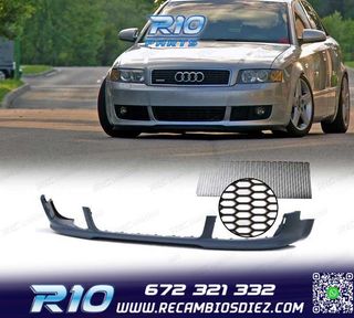 SPOILER LIP FRONTAL DELANTERO PARA AUDI A4 S LINE 00-04 + RE