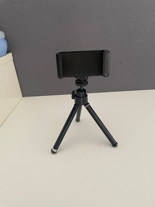Aro de luz LED con trípode y minitrípode adaptable
