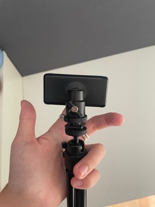 Aro de luz LED con trípode y minitrípode adaptable