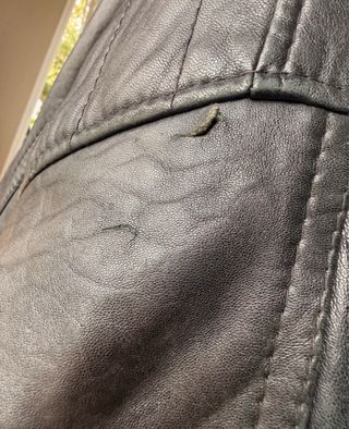 Chaqueta de Cuero Negra