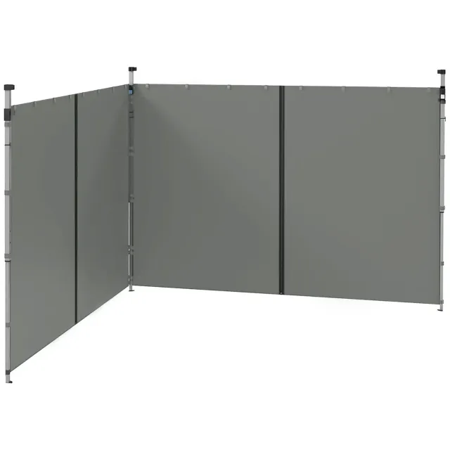 Set 2 Pareti Gazebo 3x3 e 3x6 m in Tessuto Oxford