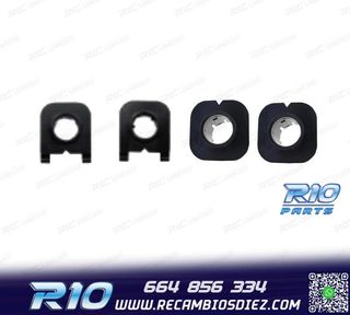 KIT 4 SOPORTES 30MM PDC BMW E60 04- PARAGOLPES TRASERO LOO