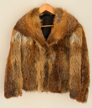 Chaquetón de piel de zorro