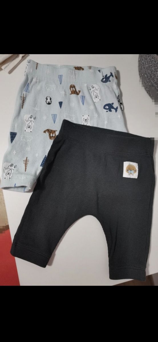 Pack 2 pantalones bebé estampados