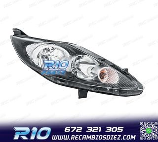 FARO DCH PARA FORD FIESTA MK7 3 5P 08-13 FONDO NEGRO