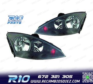 FAROS PARA FORD FOCUS II 01-05 FONDO NEGRO