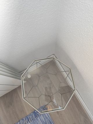 Tavolino da caffè Maison Du Monde in vetro e metallo