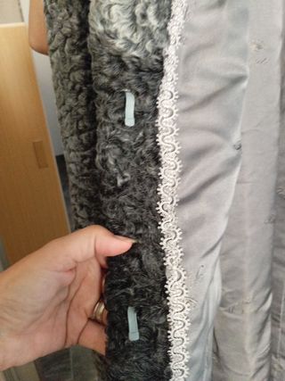 Pelliccia Astrakan Grigia