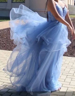 Vestido elegante azul, 1 solo uso