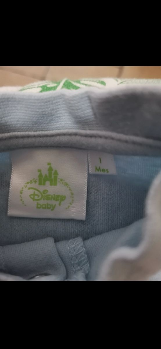 Pijama bebé azul con estrellas y Mickey.