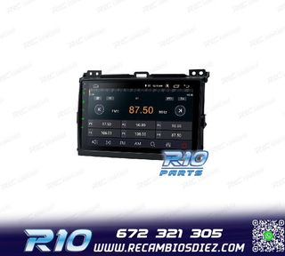RADIO GPS ANDROID 12 PARA TOYOTA LAND CRUISER 02-09