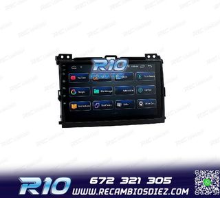 RADIO GPS ANDROID 12 PARA TOYOTA LAND CRUISER 02-09