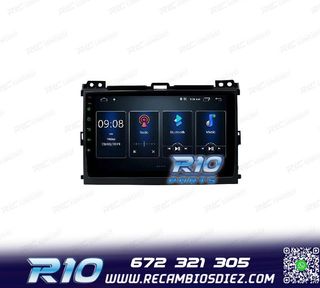 RADIO GPS ANDROID 12 PARA TOYOTA LAND CRUISER 02-09