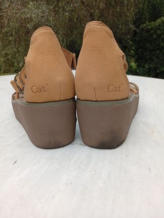 Sandali infradito Caterpillar donna marroni con pl