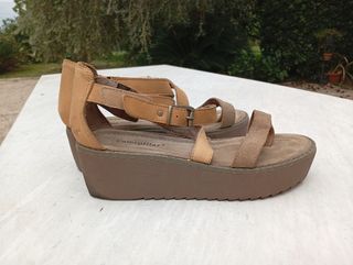 Sandali infradito Caterpillar donna marroni con pl