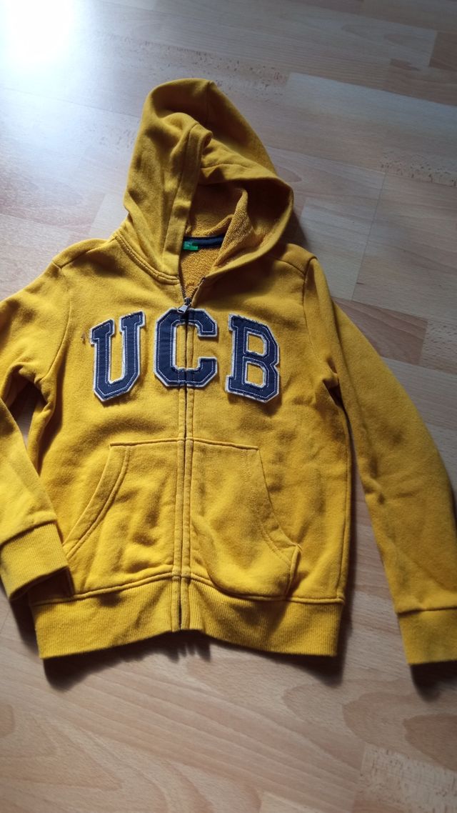 Sudadera Benetton mostaza UCB