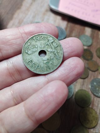 Moneda 25 céntimos 1927