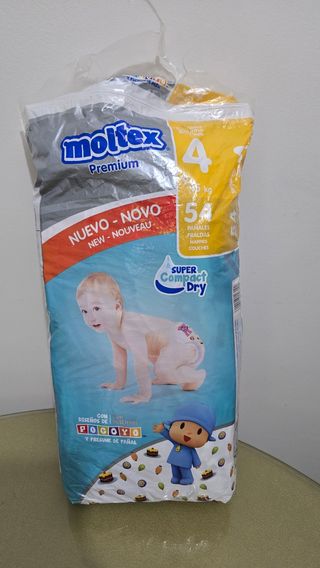 31 Pañales Moltex Pocoyó Talla 4