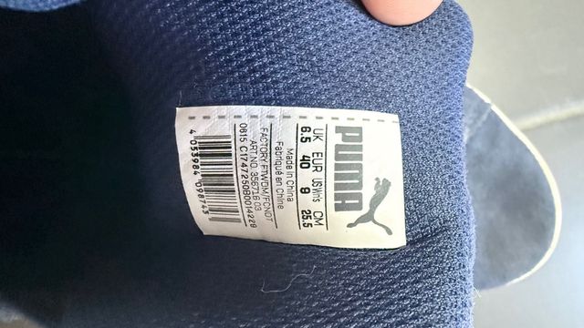 Sapatilhas Puma Azuis e Verdes