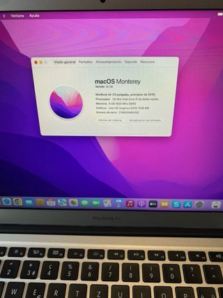 Macbook Air 13” (COMO NUEVO 30 HORAS DE USO)
