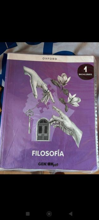 Libro Filosofía 1 Bachillerato Oxford