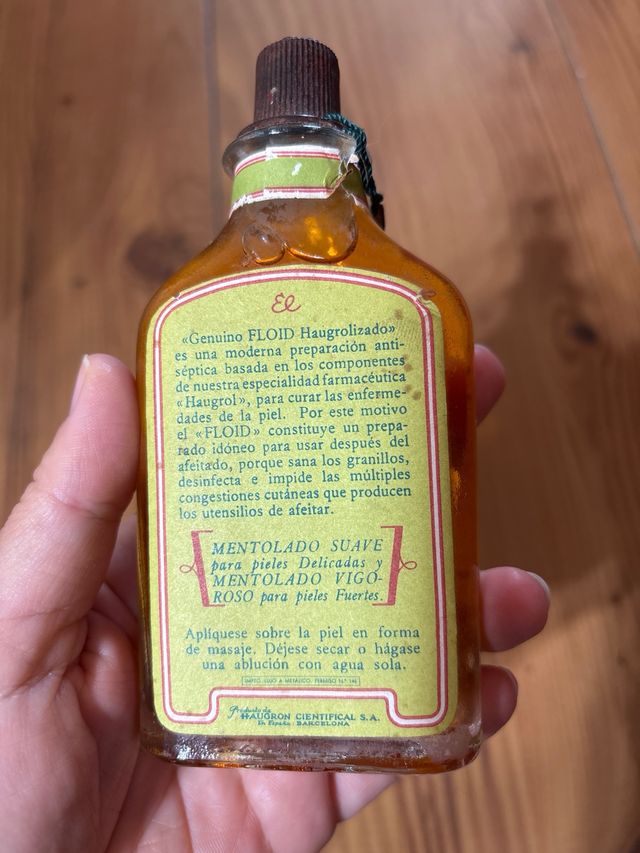 Loción Floid Mentolado Antigua Vintage