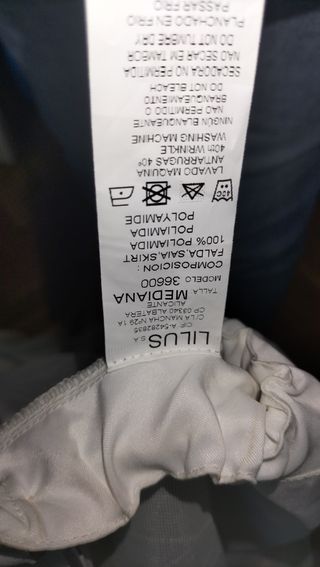 Can-can para vestido.