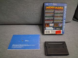 Videojuego Mickeymania Megadrive