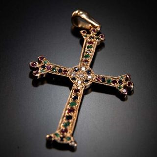 Colgante Cruz Oro