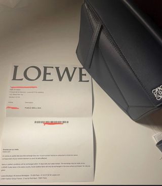 Loewe Bolso Puzzle Pequeño Negro
