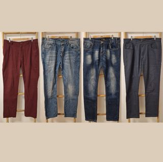 (TALLA 48) PACK DE 4 PANTALONES