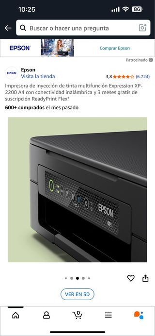 Impresora Epson XP-2200 A4 Wifi