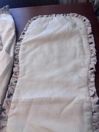 Conjunto sacos y bolso para carro gemelar.