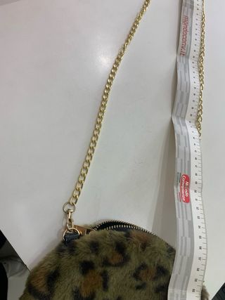 Piccola borsa rotonda leopardata