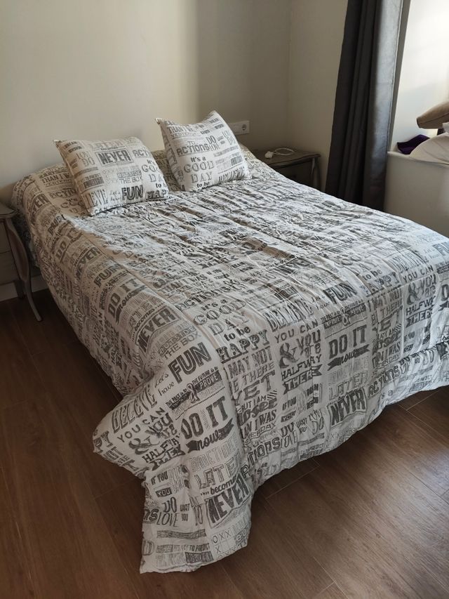 Edredón Nórdico con 2 Fundas Cojín