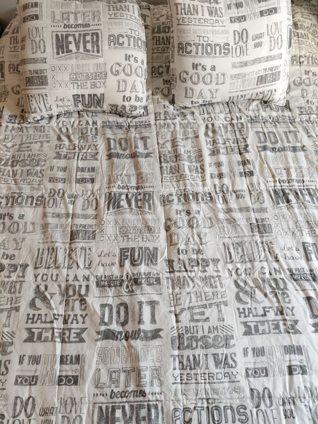 Edredón Nórdico con 2 Fundas Cojín