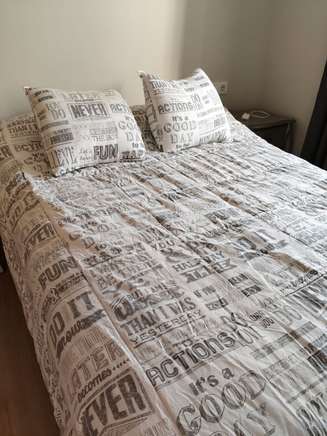 Edredón Nórdico con 2 Fundas Cojín