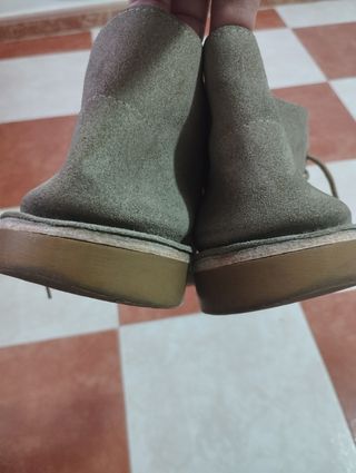Botines de ante para hombre