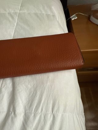 Cartera Bimba y Lola Piel Marrón y Dorada