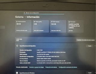 Lenovo Legion - i7, 32GB, 512SSD, GTX1050, W11