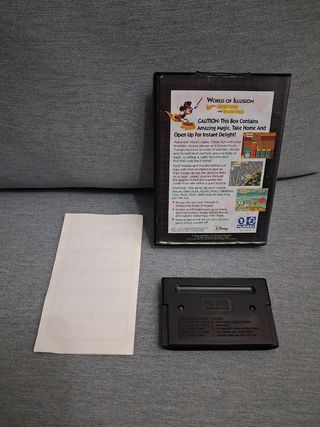 Videojuego World of Illusion megadrive