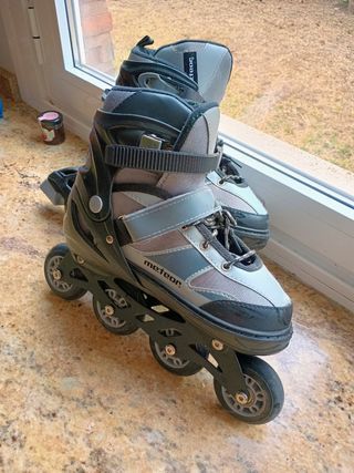 Pack Patines en Línea talla 38-41, Casco y Protecc
