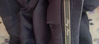 Traje de chaqueta a cuadros para hombre