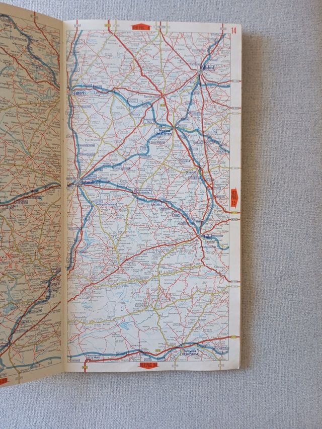 Mapa Comunicaciones Terrestres España RENFE