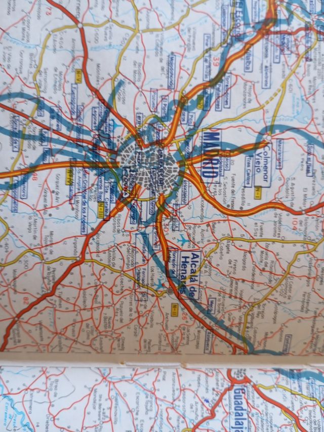 Mapa Comunicaciones Terrestres España RENFE