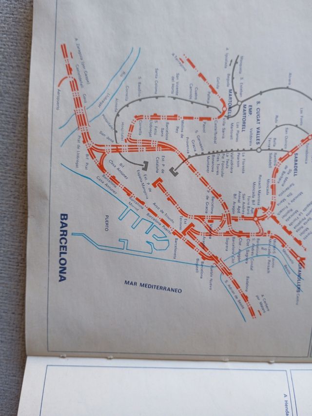 Mapa Comunicaciones Terrestres España RENFE