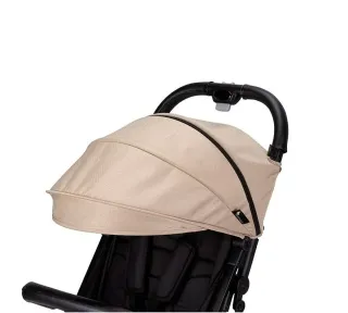 Silla de paseo color beige y negro