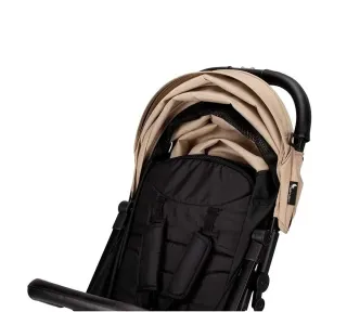 Silla de paseo color beige y negro
